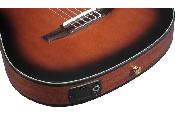 Ibanez FRH10NL-BSF Gitaar Brown Sunburst Flat image 12
