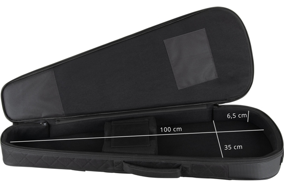 Rocktile Pro ST60-BK E-Gitarre All Black Softcase Set image 12