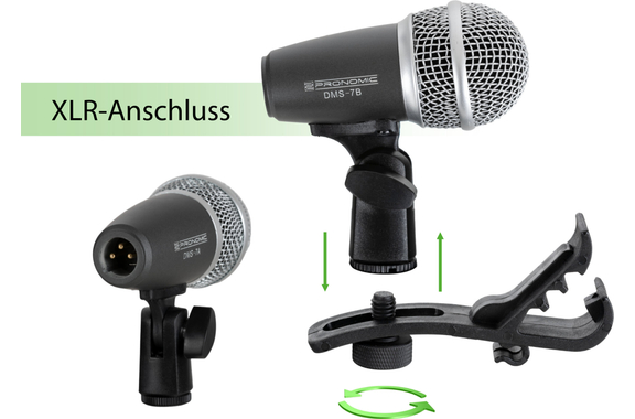 Pronomic DMS-7 Drum Schlagzeugmikrofonset image 12