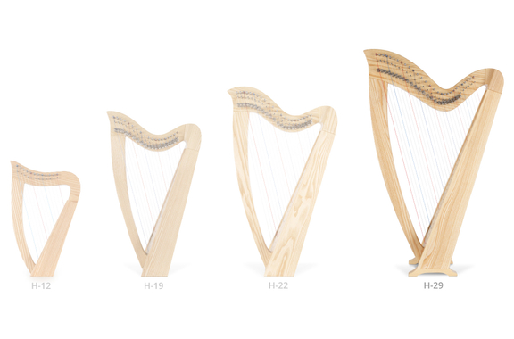 Classic Cantabile H-29 AW Harpe Celtique 29 Cordes image 12