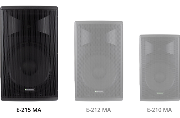 Pronomic E-215 MA 15" Cassa Attiva 500 Watt Set Con Statvi image 12
