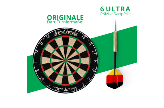 Stagecaptain DBS-1715 BullsEye Pro Dartscheibe Home Set image 12