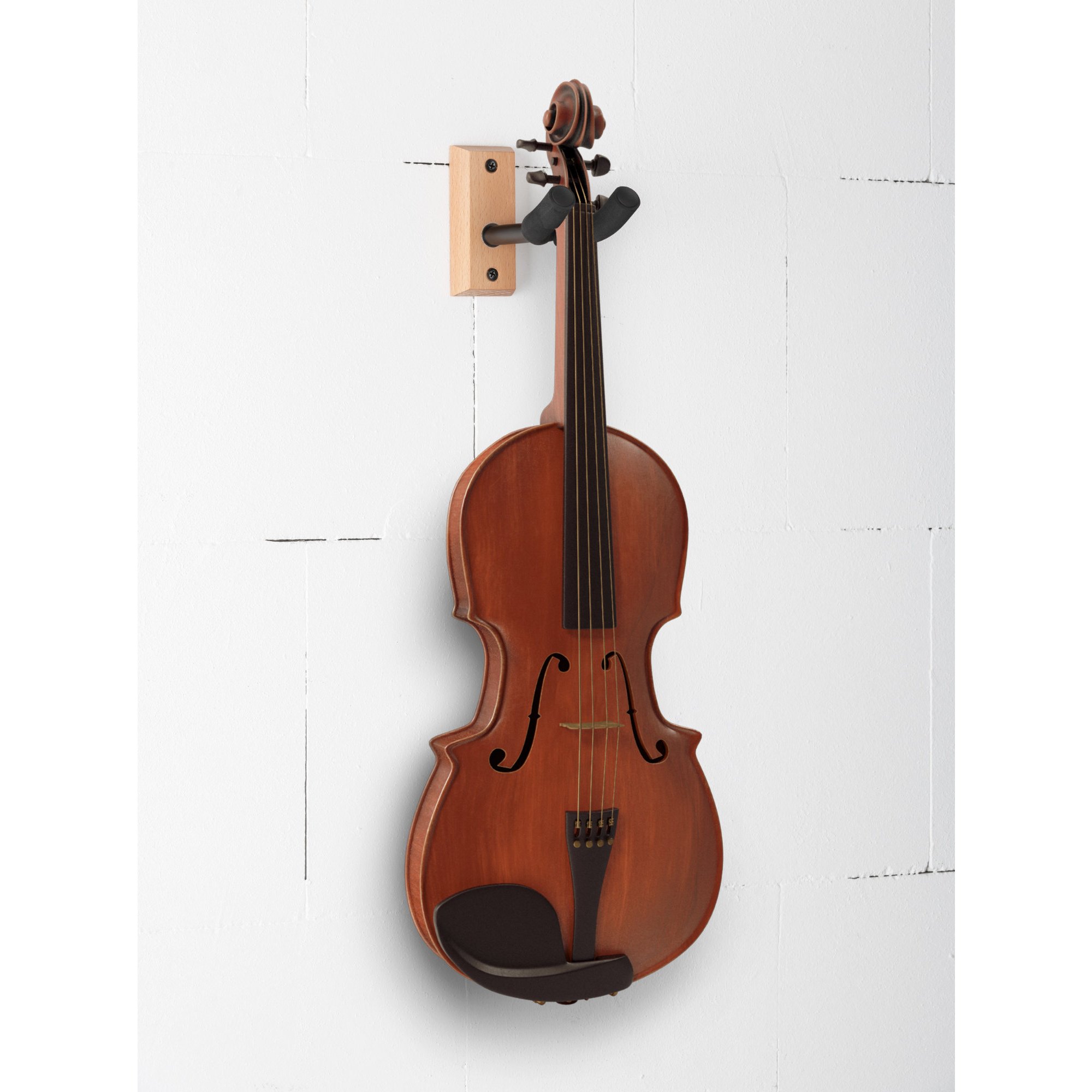 Crochet Mural Réglable Pour Violon/alto - Support En Fer Avec Caoutchouc