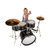 Pearl RSJ465C/C31 Roadshow JR Drumkit Jet Black thumbnail 2