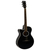 Dimavery AW-400 Guitare Western Gaucher Noire thumbnail 2