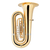 B&S GR55 5/4 Bb Tuba Goudmessing Helder Gelakt thumbnail 2