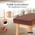 Classic Cantabile Banc De Piano Design Velours Chêne thumbnail 2