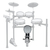XDrum BDMP-08 Pad Kick 8" con Meshhead thumbnail 2