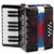 Classic Cantabile Bambino Kinder-accordeon Set, zwart, 8 bassen thumbnail 2