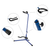 Classic Cantabile GS-30 BU Gitaarstandaard (licht) Blauw 3x Set thumbnail 2