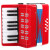 Classic Cantabile Bambino Kinder-Akkordeon Set, Rood, 8 Bassen thumbnail 2