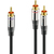 Cable Y de Audio Cinch para Subwoofer Sonero 2m thumbnail 2
