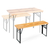 Stagecaptain BBB-117 Hirschgarten Bierzeltbank 117 cm Natur 4x Set thumbnail 2