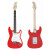 Pack Rocktile Banger's Set Guitares Électriques Red incl. Ampli, Housse, Accordeur, Câble, Sangle, Cordes et Cours incl. CD/DVD thumbnail 2