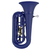 Classic Cantabile KT-30MB MardiBrass Kunststoff Bb-Tuba Matt-blau thumbnail 2