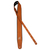 Ortega OSCU-6 Gitarrengurt Echtleder Orange Braid thumbnail 2