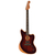 Fender American Acoustasonic Jazzmaster Tout Acajou Bourbon Burst thumbnail 2