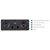 McGrey CS-440 BK 2x 4" HiFi Boekenplank-/Centerluidspreker zwart 40W RMS thumbnail 2