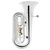 Classic Cantabile  KT-30SR MardiBrass Kunststoff Bb-Tuba Silber  - Retoure (Zustand: akzeptabel) thumbnail 2