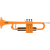 Classic Cantabile KTP-30OR MardiBrass Tromba in Plastica Bb Arancione thumbnail 2
