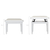 Classic Cantabile Panchina per Pianoforte Modello A Bianco Opaco thumbnail 2
