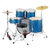 XDrum Semi 22" Standard Batterie Satin Blue Sparkle Set + Amortisseurs thumbnail 2
