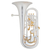 Lechgold EU-310SB euphonium verzilverd geborsteld thumbnail 2