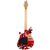 EVH Limited Edition Wolfgang Special Striped Series Red with Black and White Stripes thumbnail 2