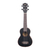 Cascha Premium Concert Mahogany Ukulele Set Black thumbnail 2
