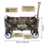 Stagecaptain BW-907 CA Bollycart Bollerwagen ohne Dach Camouflage  - Retoure (Zustand: sehr gut) thumbnail 2
