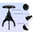 Classic Cantabile Pianohocker Kunstleder Schwarz Hochglanz thumbnail 2