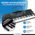 McGrey LK-6150 Clavier 61 Touches avec Touches Lumineuses et Set Sac MP3-Player thumbnail 2