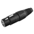 Set di Connettori Pronomic XLR Femmina 20 pz. nero thumbnail 2