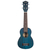 Cascha HH 2266L Premium Mahonie Sopraan-Ukulele Set Blauw - L thumbnail 2