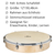 XDrum HTM-10S Tamburo a Mano 10" con Set di Bacchette thumbnail 2