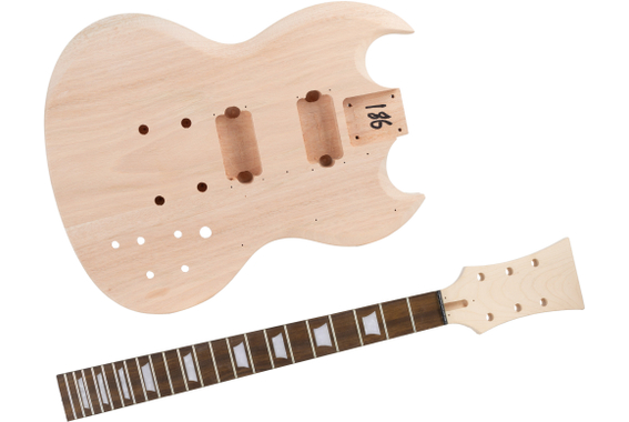 Rocktile E-Gitarren Bausatz Double Cut-Style  - Retoure (Zustand: sehr gut) image 2