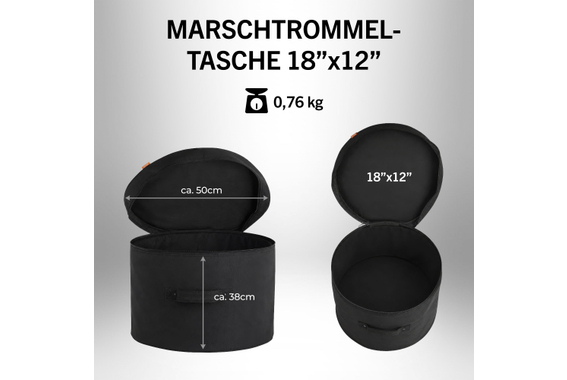XDrum Tasche für Große Trommel 18" x 12" image 2