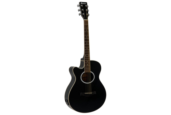 Dimavery AW-400 Guitare Western Gaucher Noire image 2