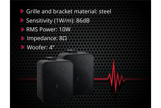 McGrey One Control BK MKIII Lautsprecher Paar Schwarz  - Retoure (Zustand: sehr gut) image 2