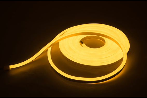 Eurolite LED Neon Flex 24V Lichtschlauch Gelb 5m  - 1A Showroom Modell (Zustand: wie neu, in OVP) image 2