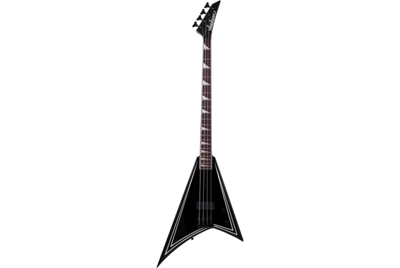 Jackson X Series RRB IV Rhoads Bass Black with White Pinstripes image 2