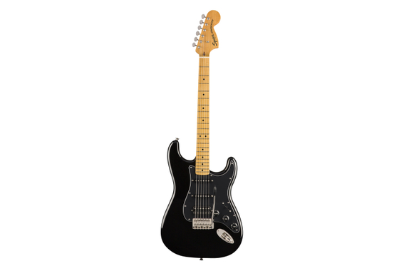 Squier Classic Vibe '70s Stratocaster HSS MN Black Gigbag Set image 2