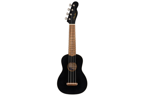 Fender Venice Sopraan Ukulele Zwart Set image 2