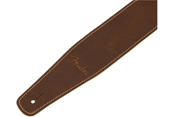 Fender Broken-in Leather Strap 2,5\" Tan image 2