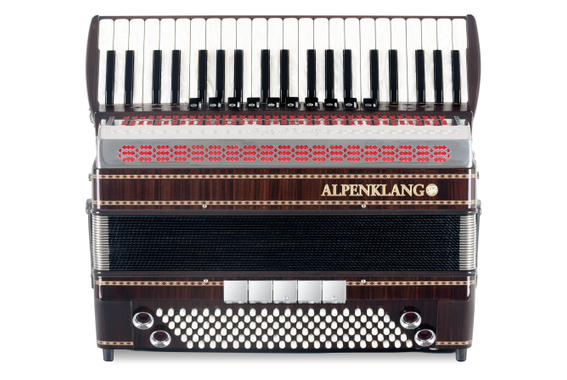Alpenklang Pro Accordéon IV 120 MHR Palissandre image 2
