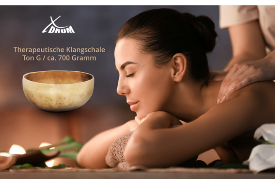 XDrum Therapeutic Klangschale Ton G / 700 g  - Retoure (Zustand: gut) image 2
