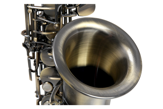 Classic Cantabile AS-450 Antique Yellow Eb Set Saxophone Alto image 2