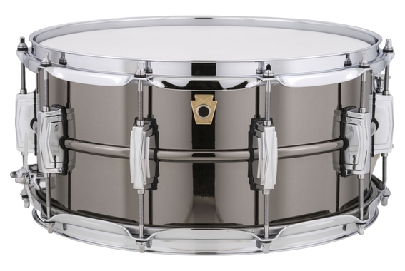 Ludwig LB417 Black Beauty Caisse Claire 14" x 6,5" Set incl. Housse image 2