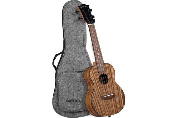 Set de Ukelele de Concierto Cascha Zebra Wood image 2