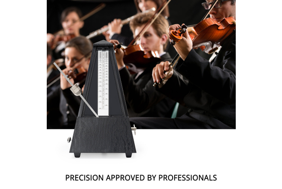 Steinmayer M-03G Metronomo con Campanello Nero image 2